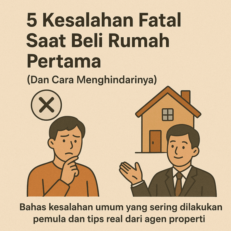 5 Kesalahan Fatal Saat Beli Rumah Pertama (Dan Cara Menghindarinya)