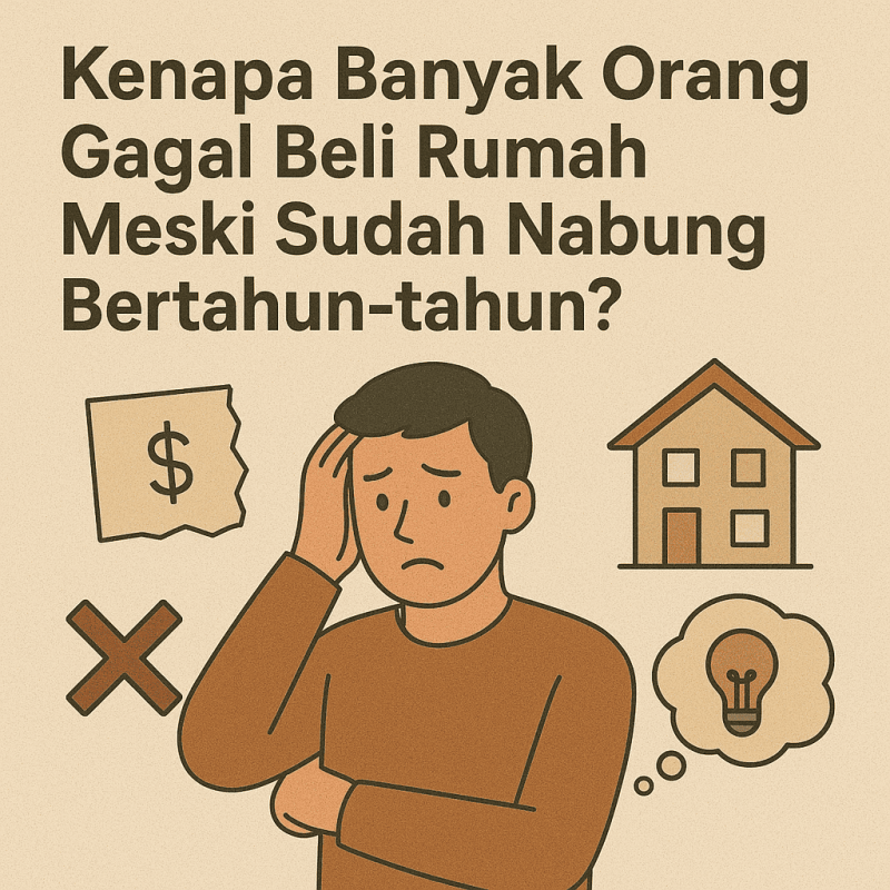 Kenapa Banyak Orang Gagal Beli Rumah Meski Sudah Nabung Bertahun-tahun?